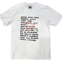 Image 1 of utopia poem tee