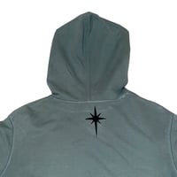 Image 2 of green utopia hoodie
