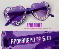 Image 1 of [preorder] APOBANGPO Heart glasses deco