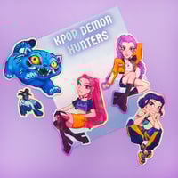 KPOP DEMON HUNTERS Naklejki