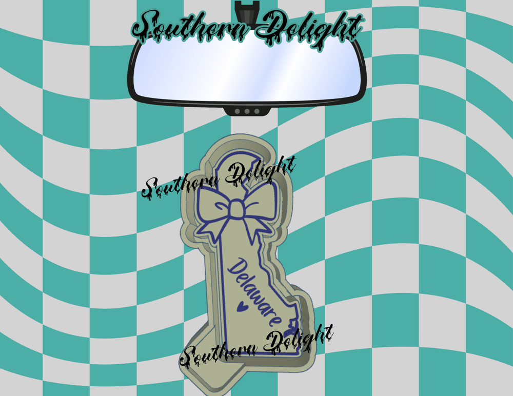 Image of Delaware w/ bow Mold