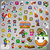 Image 1 of Super Mario All-Stars: Super Mario World Magnet Set (50 Pieces)