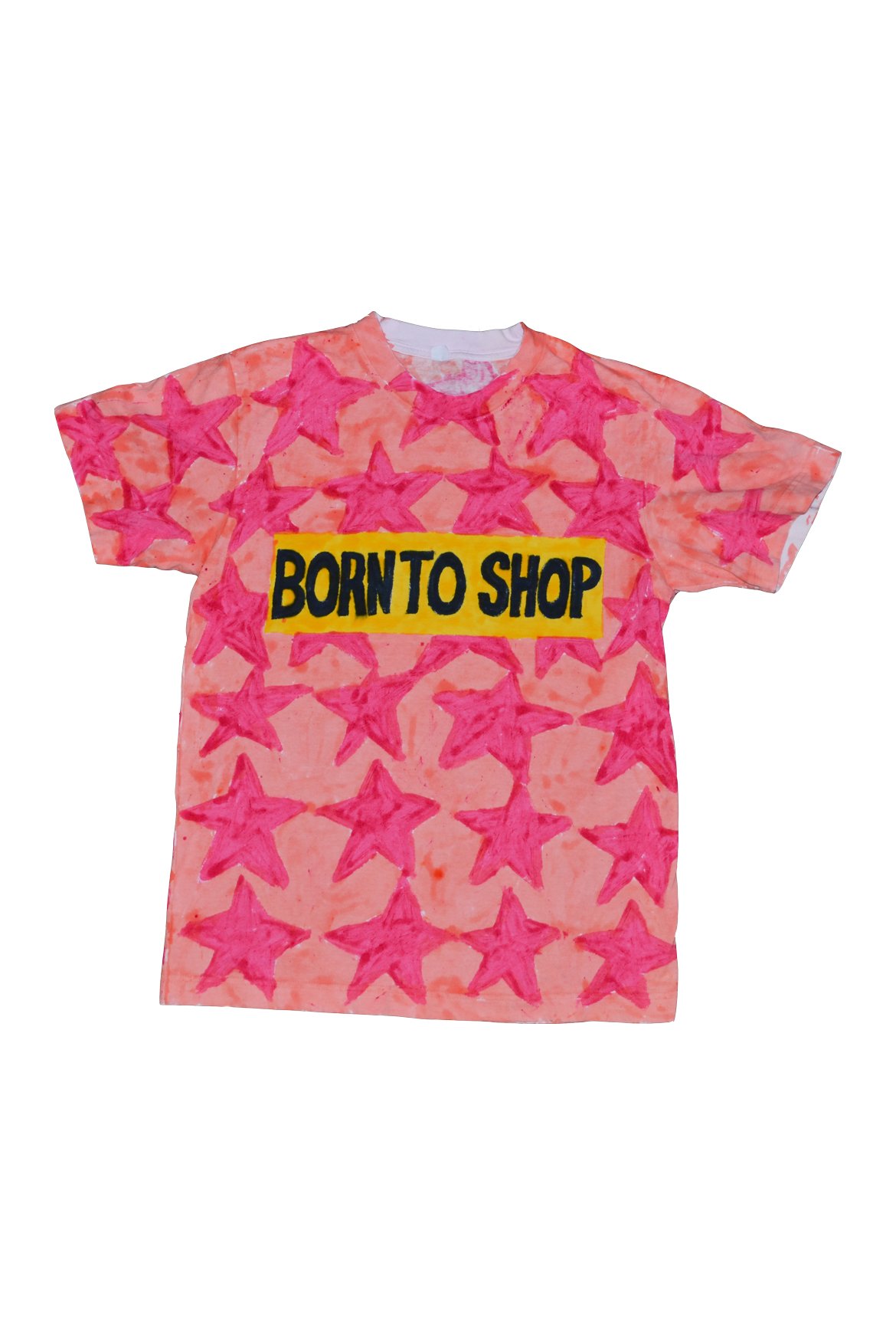 Image of born to shop t shirt medium
