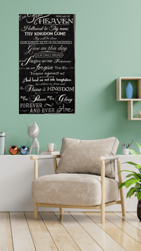 Image 1 of The Lord's Prayer Wall Art