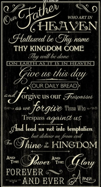Image 2 of The Lord's Prayer Wall Art