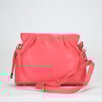 Image 1 of On 34th Bradlie Solid Shoulder Bag - Peony Coral