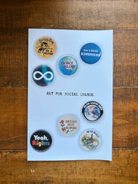 Image 2 of Art for Social Change Zine, Postcards & Stamps