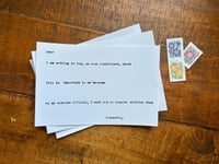 Image 3 of Art for Social Change Zine, Postcards & Stamps