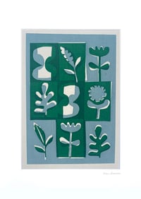 Image 2 of Vintage Botanical Fabric Print