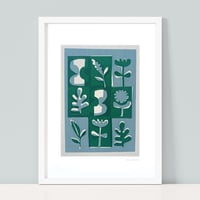 Image 1 of Vintage Botanical Fabric Print