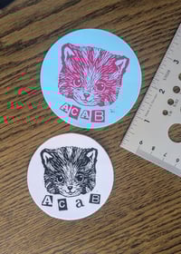 Image 1 of All Cats Are Beautiful Kitten Sticker