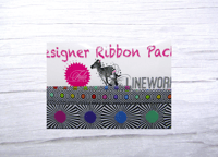 Image 2 of Tula Pink Linework Designer Ribbon Pack By Renaissance Ribbons DP-92 