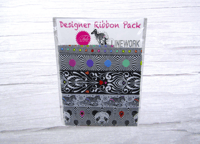 Image 1 of Tula Pink Linework Designer Ribbon Pack By Renaissance Ribbons DP-92 