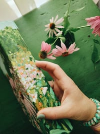 Image 6 of Celebration Flowers -Original Acrylic Painting 