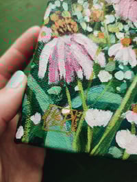 Image 7 of Celebration Flowers -Original Acrylic Painting 