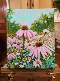 Image 3 of Celebration Flowers -Original Acrylic Painting 