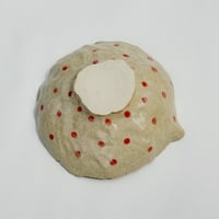 Image 2 of Red Polka Dot Matcha Bowl