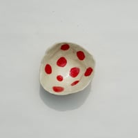 Image 1 of Red Polka Dot Bowl