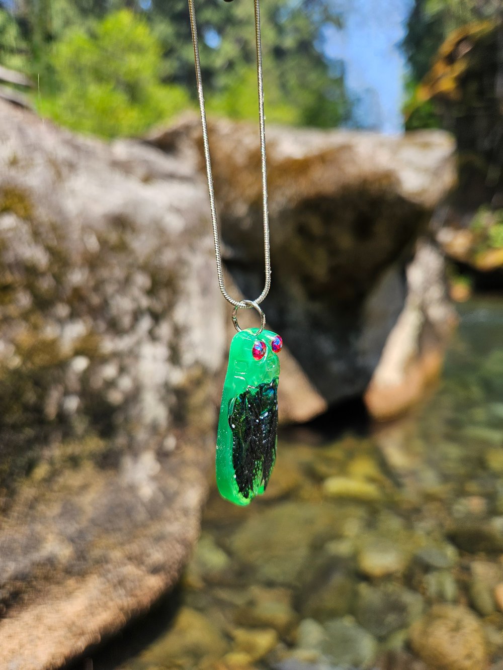 Image of Lightning Bug X Cicada Necklace