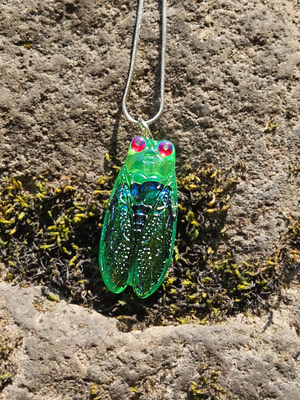 Image of Lightning Bug X Cicada Necklace