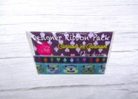 Image 2 of Tula Pink Curiouser Daydream Designer Ribbon Pack By Renaissance Ribbons DP-94-DAYDREAM