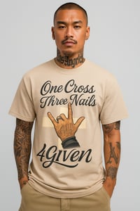 Image 3 of One Cross Three Nails 4Given- Tan