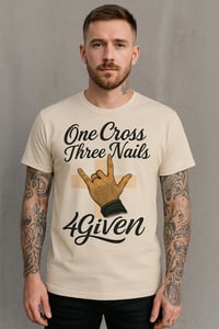 Image 1 of One Cross Three Nails 4Given- Tan