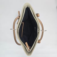 Image 11 of Giani Bernini Colorblock Pebble Tote - Black/Ivory/Silver