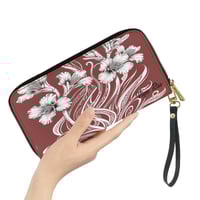 Image 1 of Women's Leather Clutch Bag