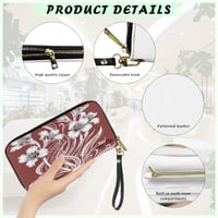 Image 5 of Women's Leather Clutch Bag