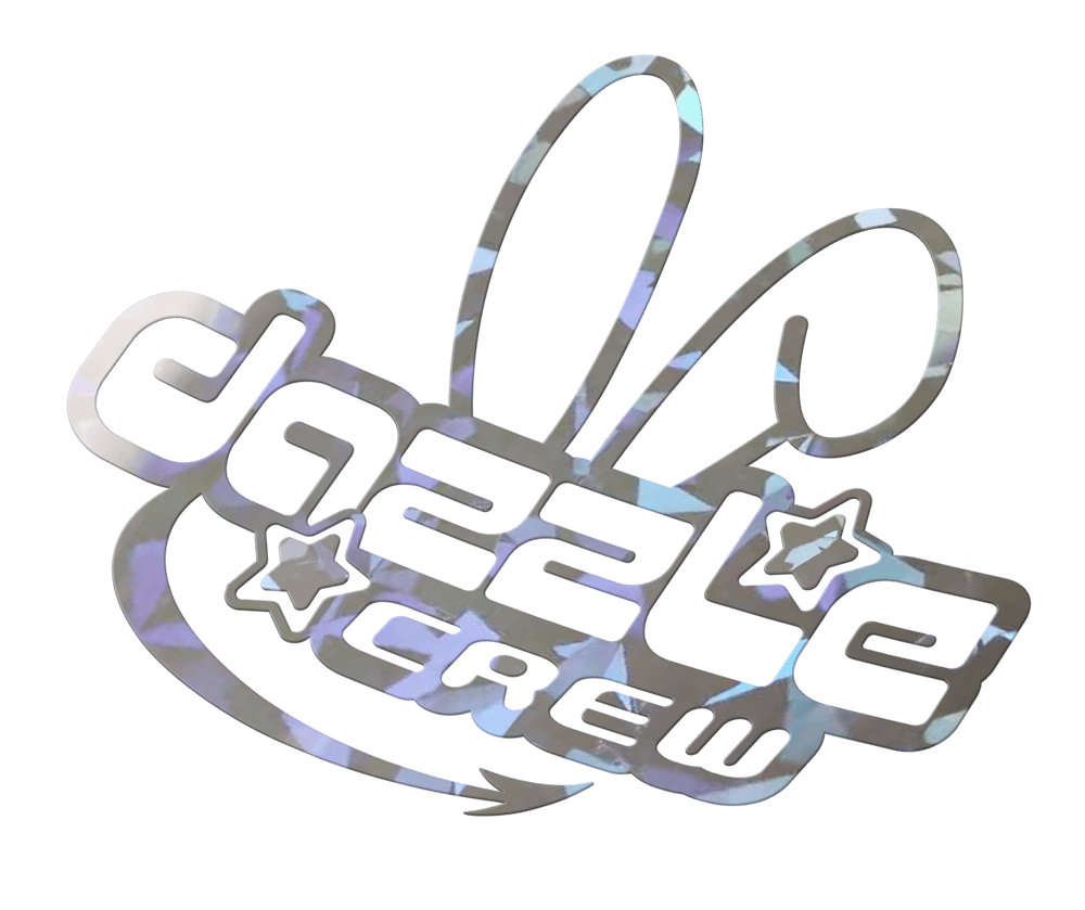 Image of Limited Edition DazzleCrew Logo sticker 
