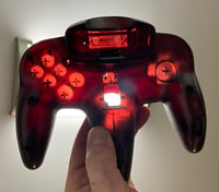 Image 5 of N64 - Dyed OEM - Smoke Black controller half shell (front or back)