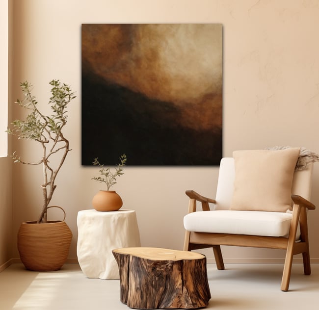 Moonlight. 102-102 cm Unframed 