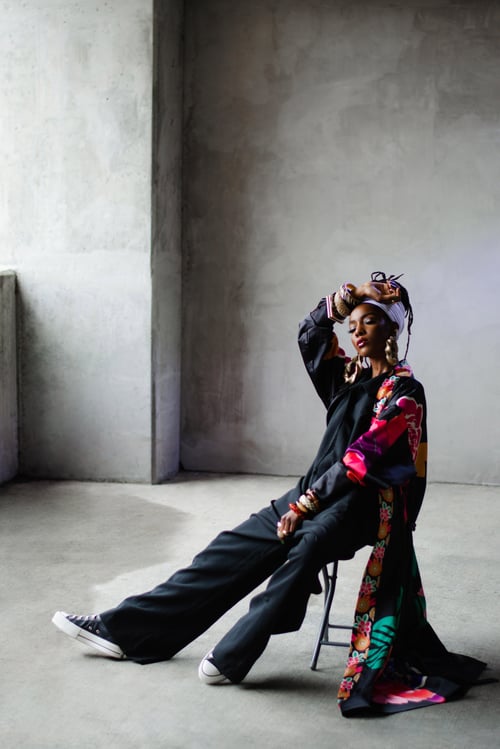 Image of Fleur Luxe Misa Hylton Belted Kimono 