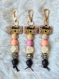Blessed Mom Keychain