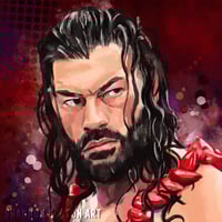 Image 2 of OTC | Roman Reigns WWE Painting