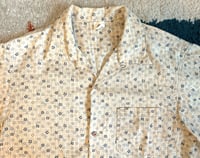 Image 2 of Eternal jeans Japanese style flow print shirt, size 38 (M)