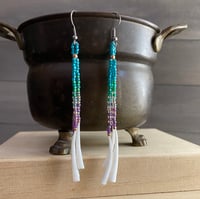 Image 2 of On the coast - Dentalium Shell earrings