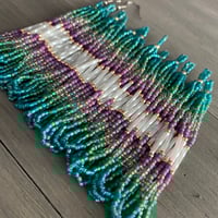 Image 4 of On the coast 2 - seed beaded earrings