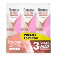 Image 1 of Rexona Clinical Antiperspirant 3 pcs of 91 gr each