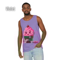 Image 2 of 'Too Sweet To Behave Like This' Cupcake Tank-Top 