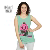 Image 5 of 'Too Sweet To Behave Like This' Cupcake Tank-Top 