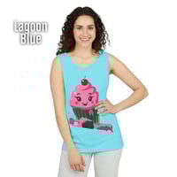 Image 9 of 'Too Sweet To Behave Like This' Cupcake Tank-Top 