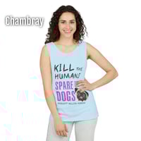 Image 5 of Spare the Dogs (Pug) Tank-Top