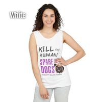 Image 7 of Spare the Dogs (Pug) Tank-Top