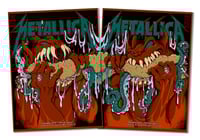 Image 1 of Official METALLICA PHILADELPHIA FOIL set