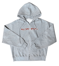 HF double zip hoodie