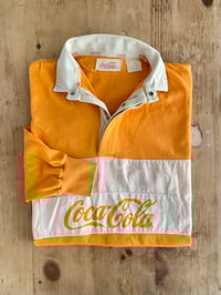 Image 1 of 80s COCA-COLA LONG SLEEVE POLO