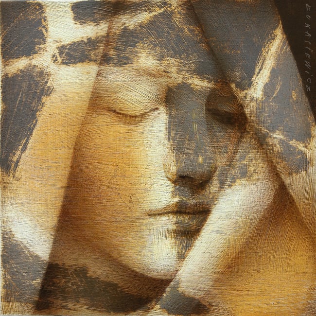 Composition With Burnt Sienna I