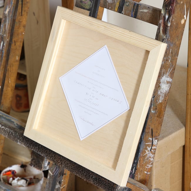 Composition With Burnt Sienna I